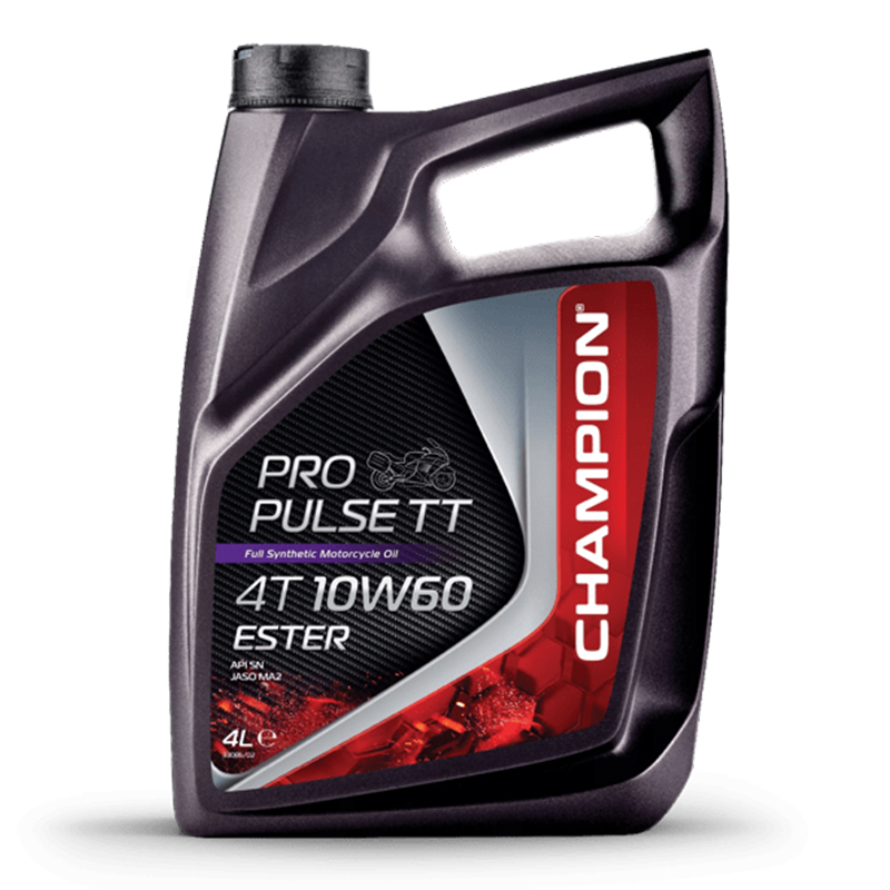 CHAMPION® Pro Pulse TT 4T 10W-60 Ester motorolie - 4 liter
